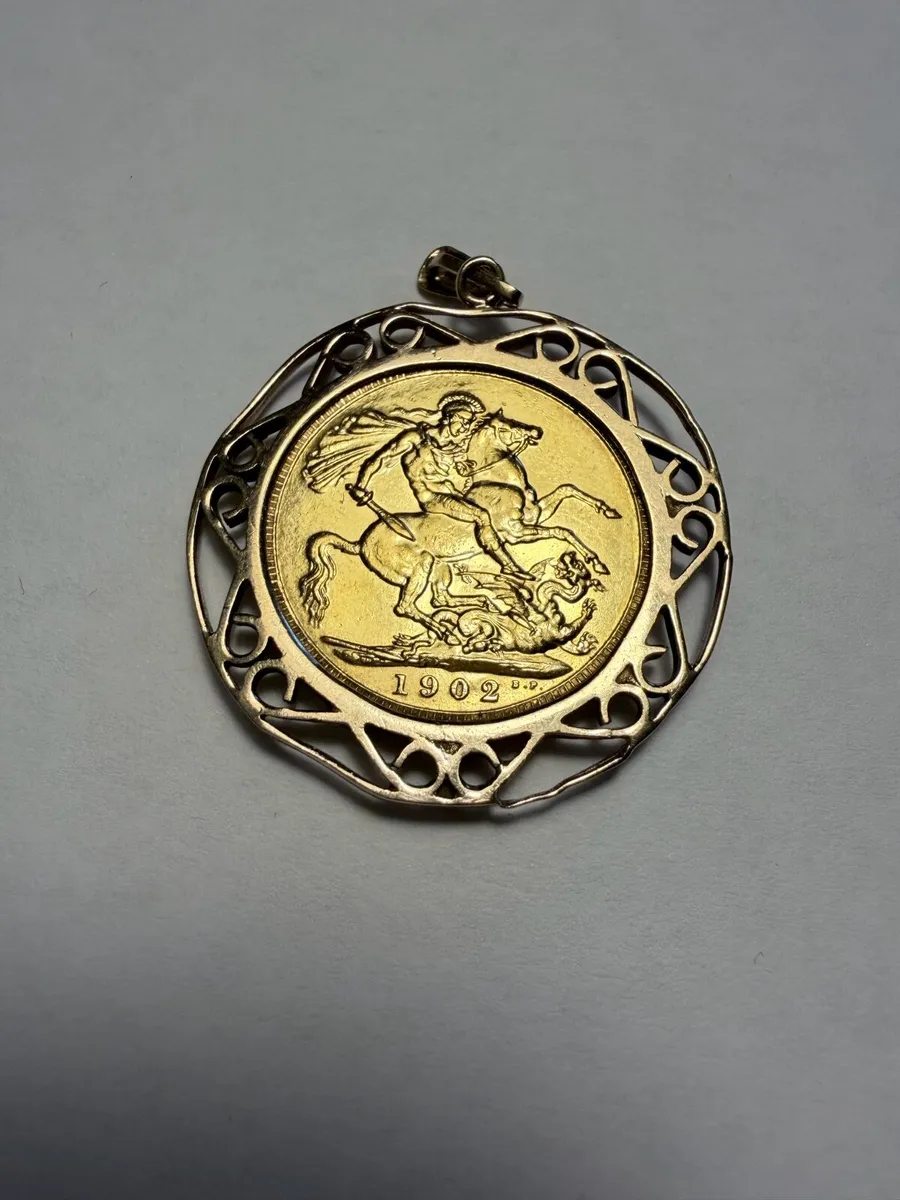 1902 Gold Sovereign Coin Edward VII - Image 3