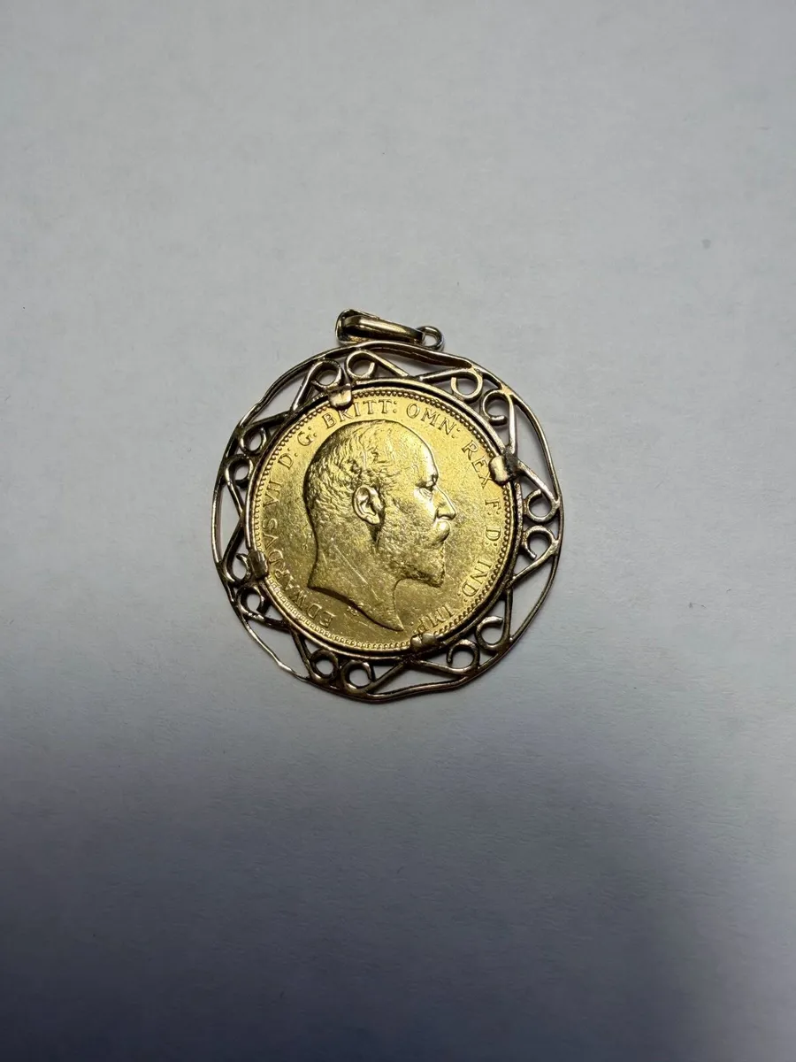 1902 Gold Sovereign Coin Edward VII - Image 2