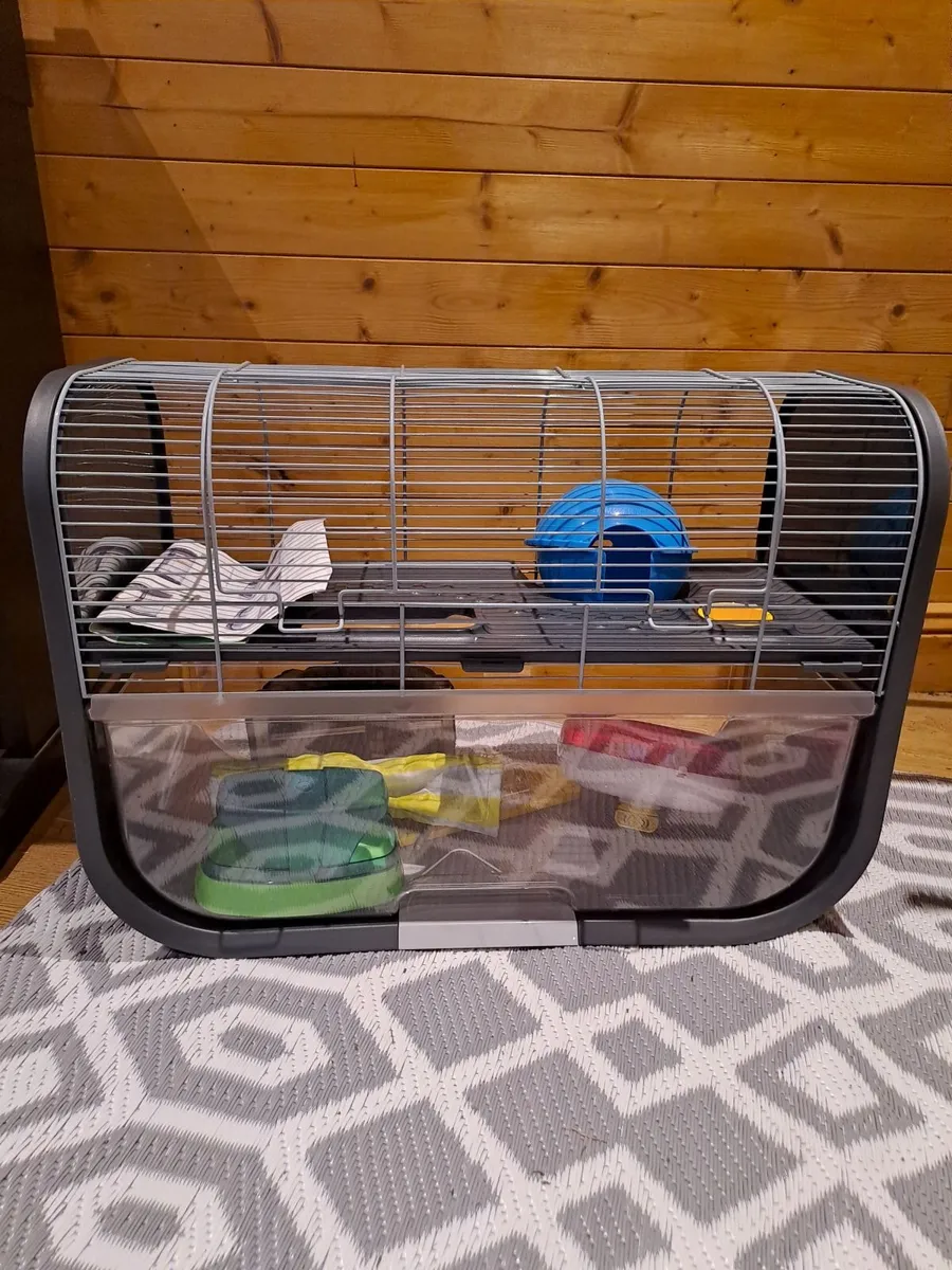 Hamster Cage with Accessories - Image 1