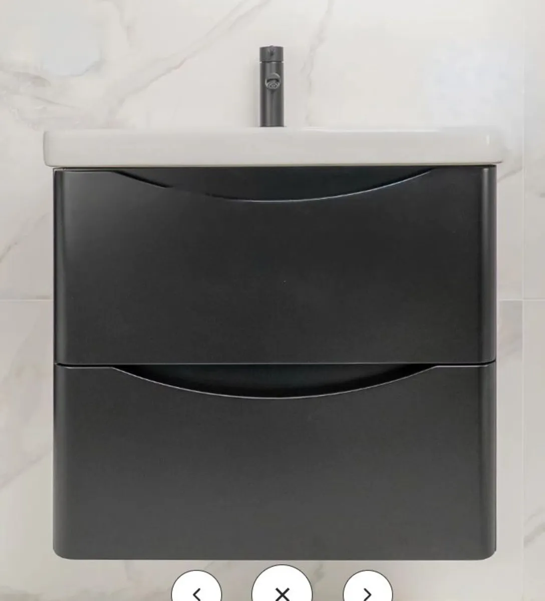 Vanity Unit with Storage Cabinet & Mirror - Image 1