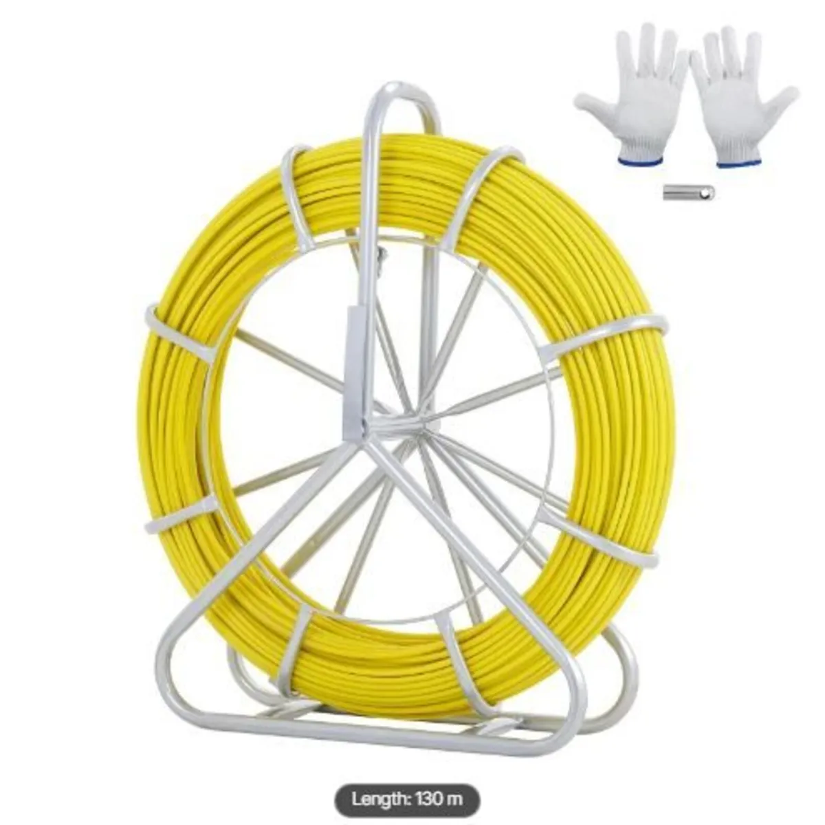 Fish Tape Fiberglass, 129.5 m, 6.4 mm, - Image 1