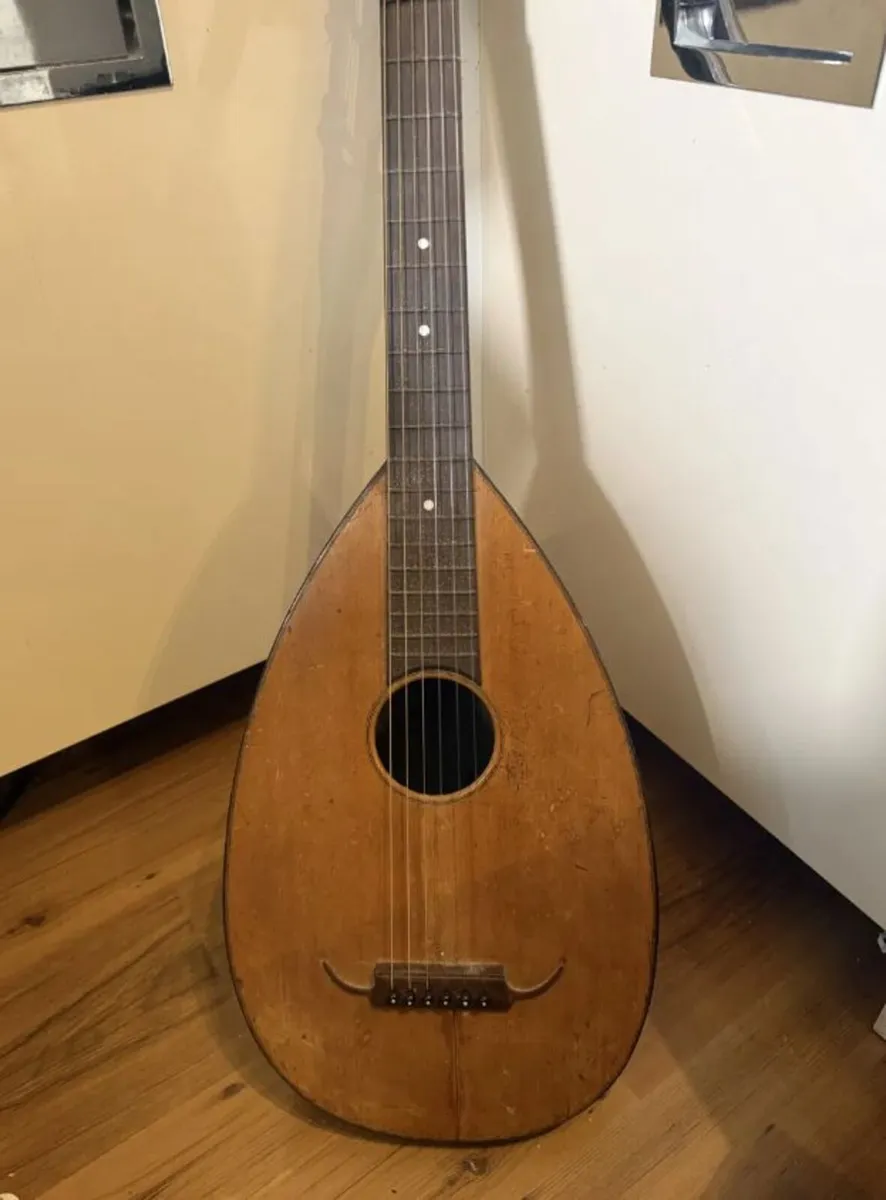 Antique ~100-Year-Old German Wanderlaute (Folk Lut - Image 1