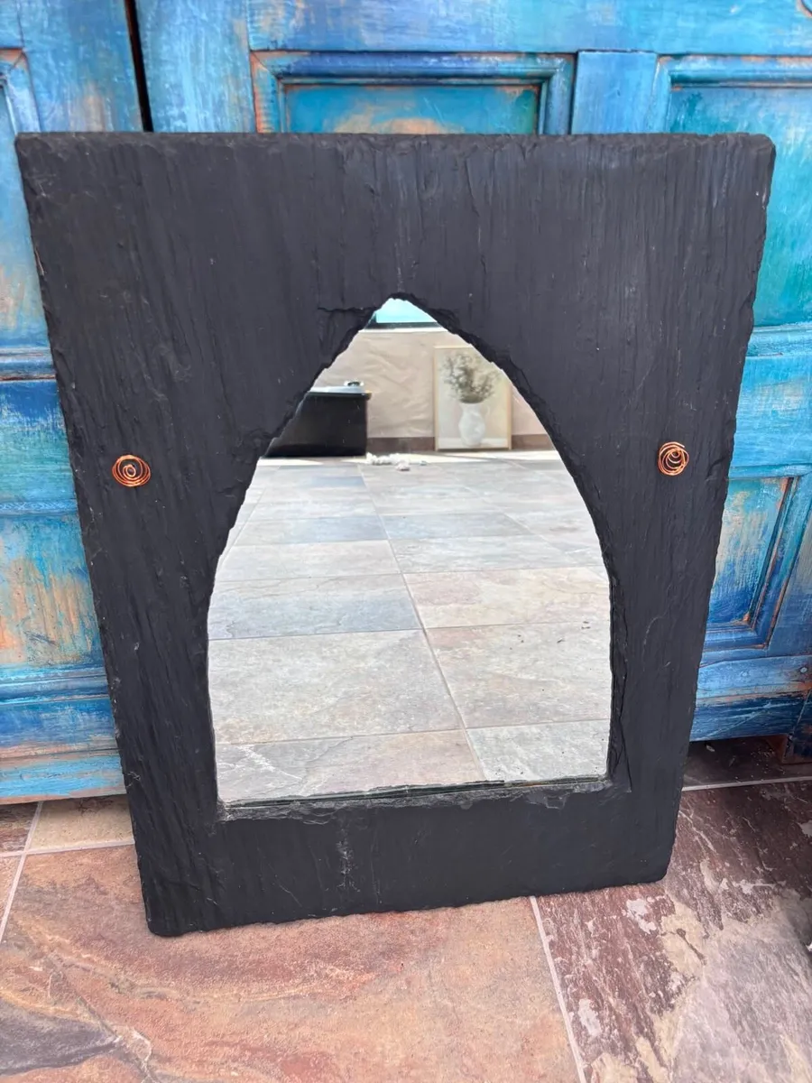 Slateworks Slate mirror 23.5 inch X 17.5 inch - Image 1
