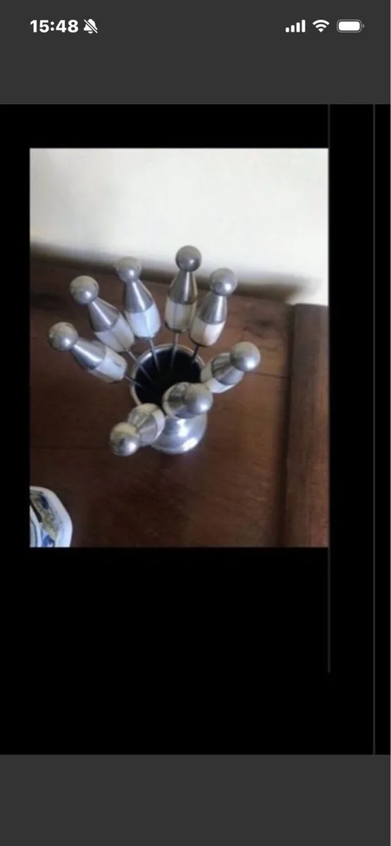 Mother of Pearl Snack Fork Set - Image 3