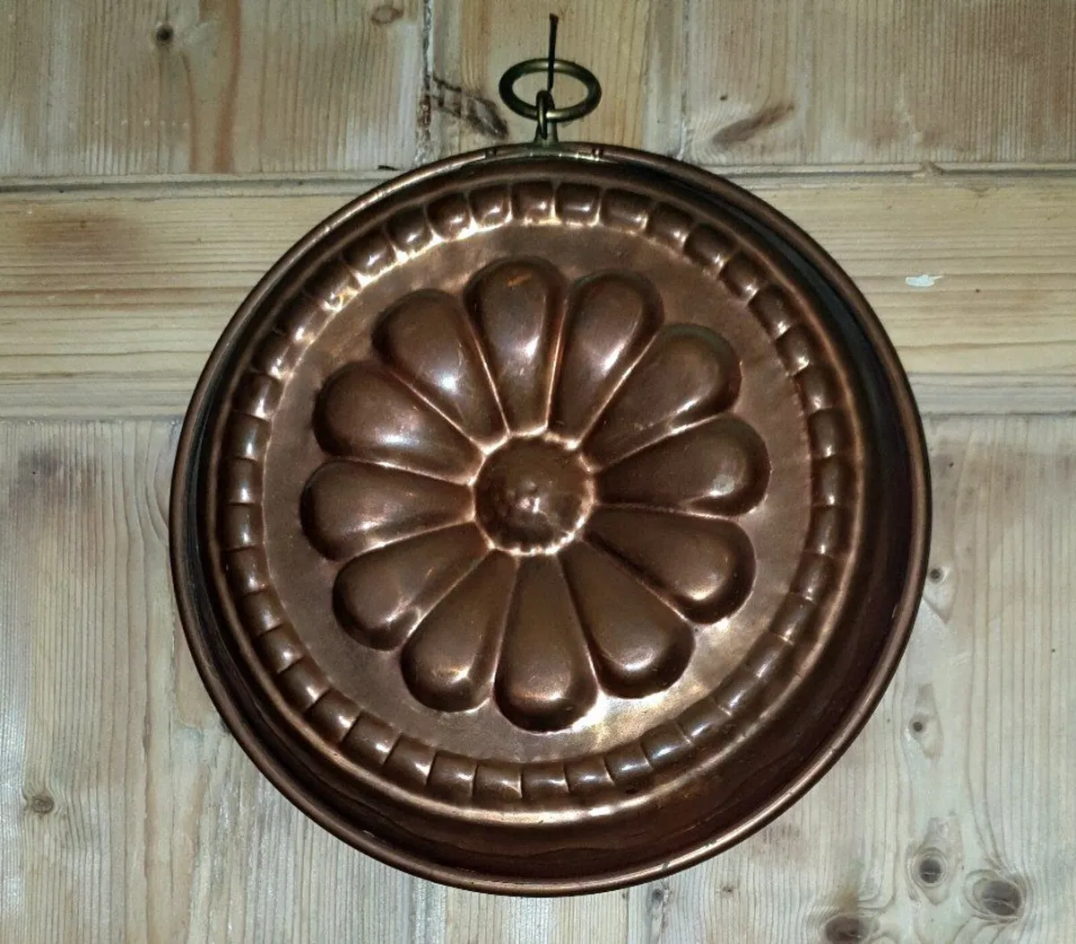Large Antique French Copper Cake / Jelly Mold - Image 1