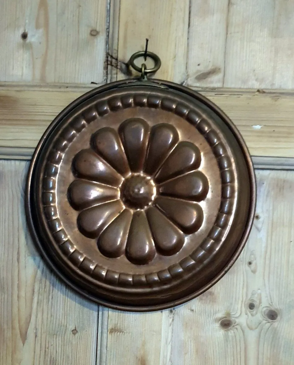 Large Antique French Copper Cake / Jelly Mold - Image 3