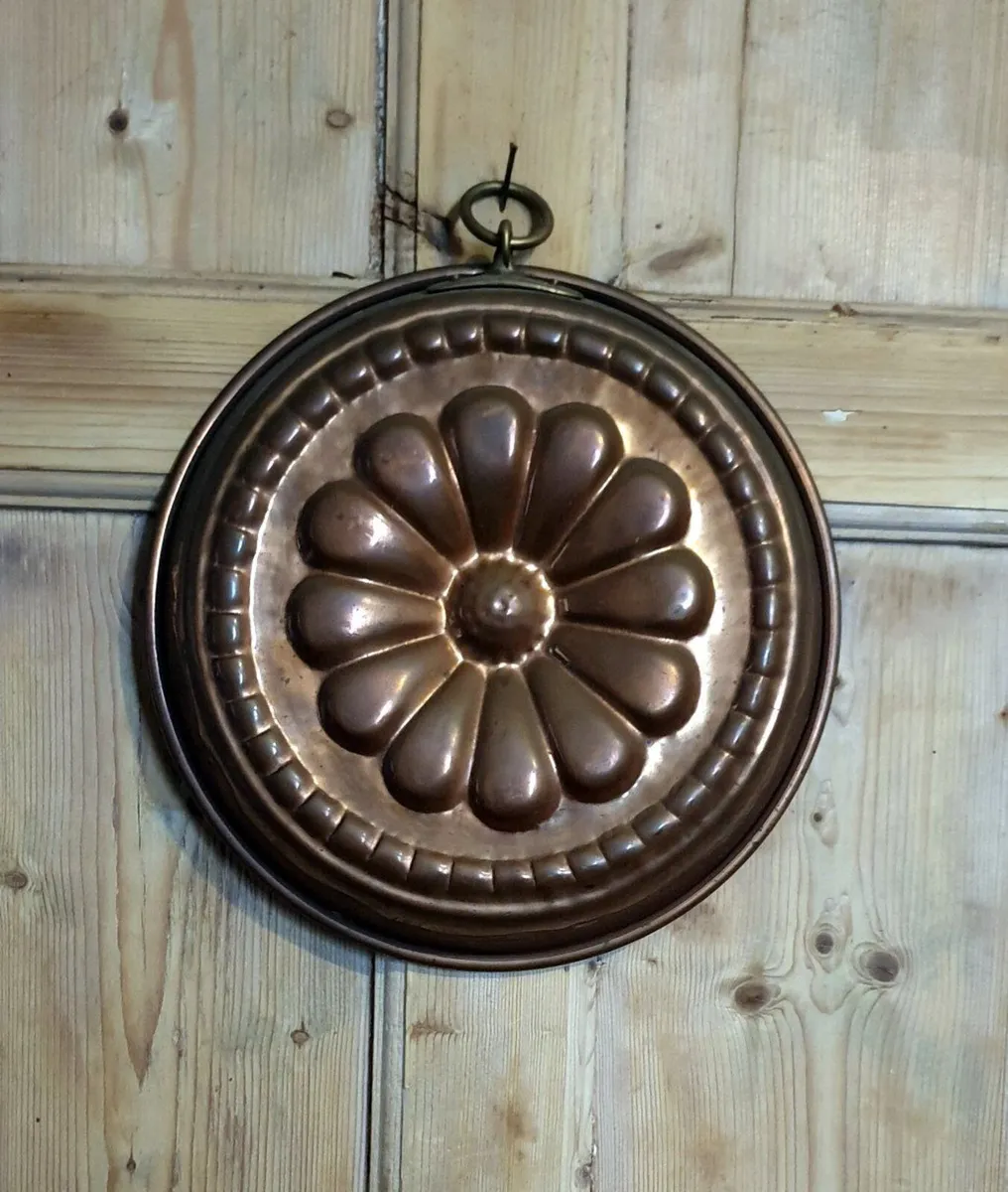 Large Antique French Copper Cake / Jelly Mold - Image 4