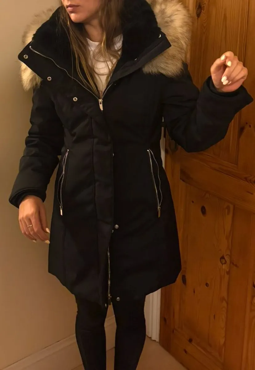Faux Fur Collar Coat from Zara - Image 1
