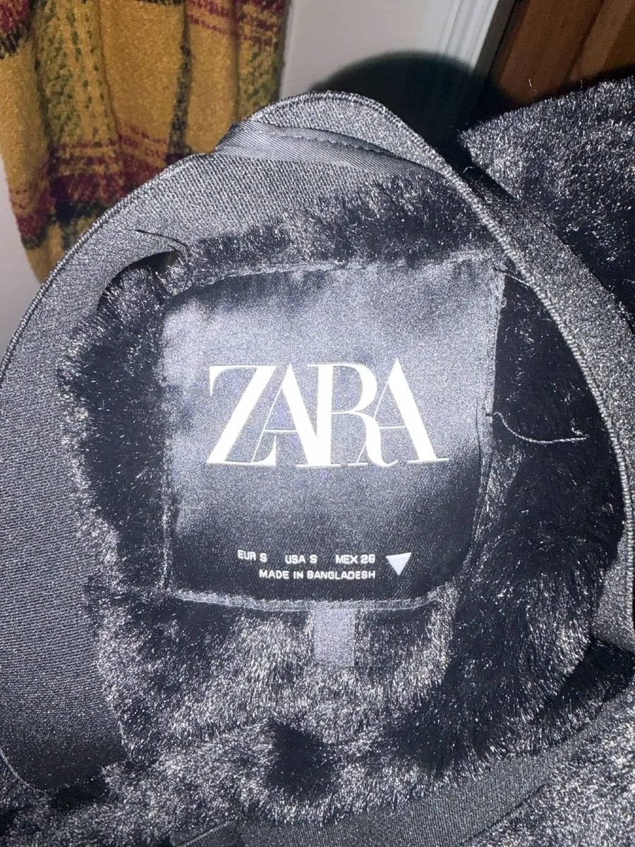 Faux Fur Collar Coat from Zara - Image 3