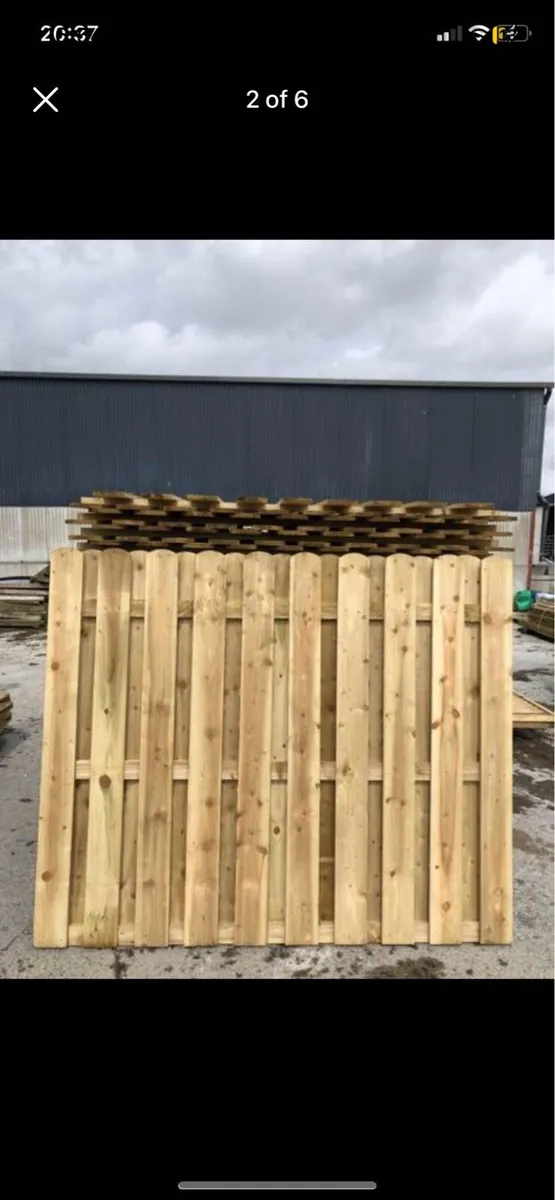 Pressure Treated Fencing Panels - Image 1