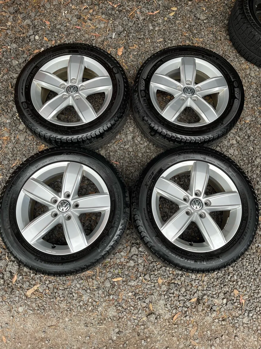 16’ Genuine VW GOLF CADDY 5x112 alloy wheels - Image 1