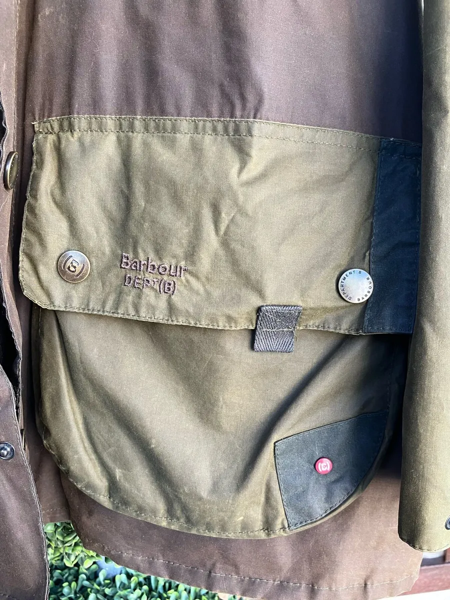 Barbour waxed customised SL Bedale Jacket RARE! - Image 4