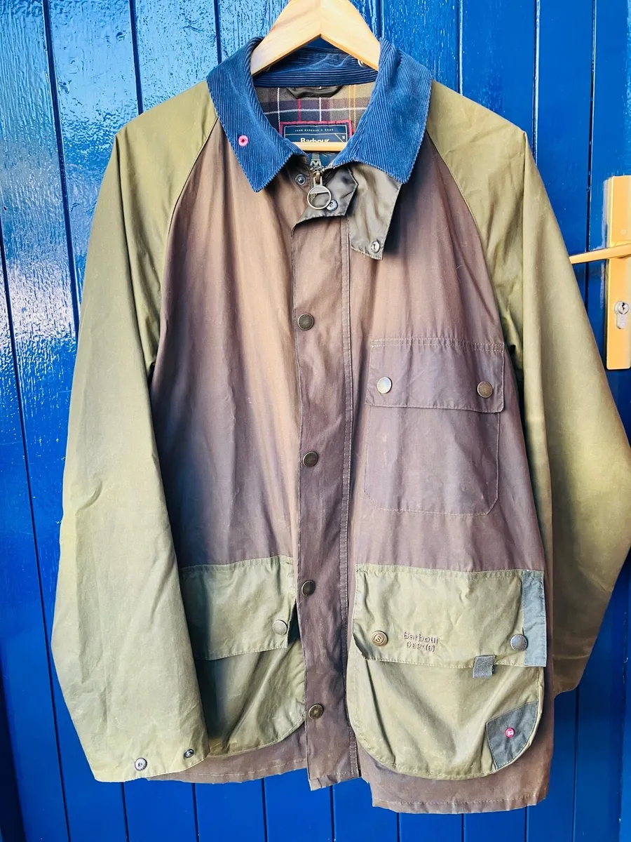 Barbour waxed customised SL Bedale Jacket RARE! - Image 2