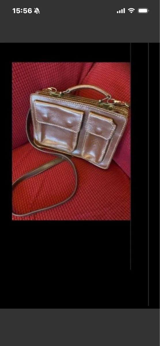 Leather Shoulder Bag - Image 1