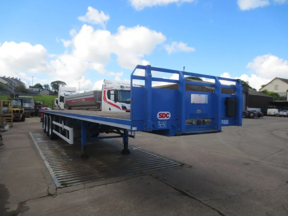 2019 SDC tri-axle PSK flat Trailer - Image 2