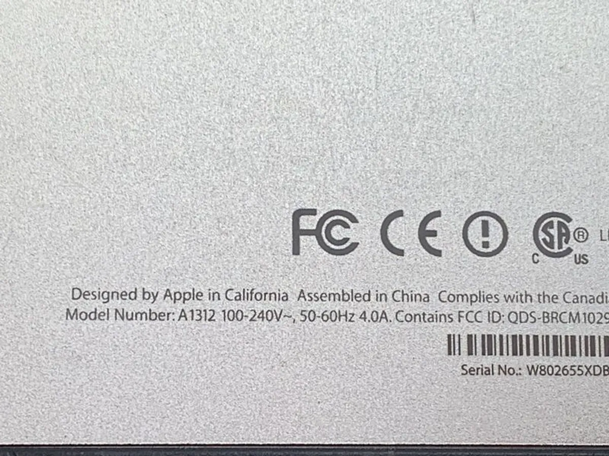 Imac 27"  A1312 Display and  Glass - Image 1