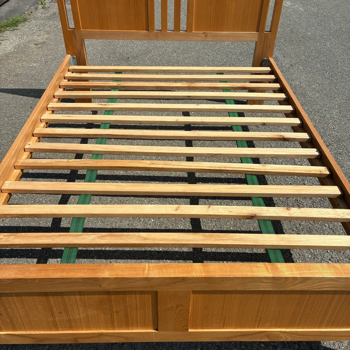 Solid oak Double Bed Frame - Image 4