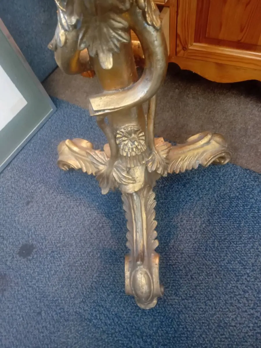 Quality Made Blackamore Tripod Lamp Table - Image 3