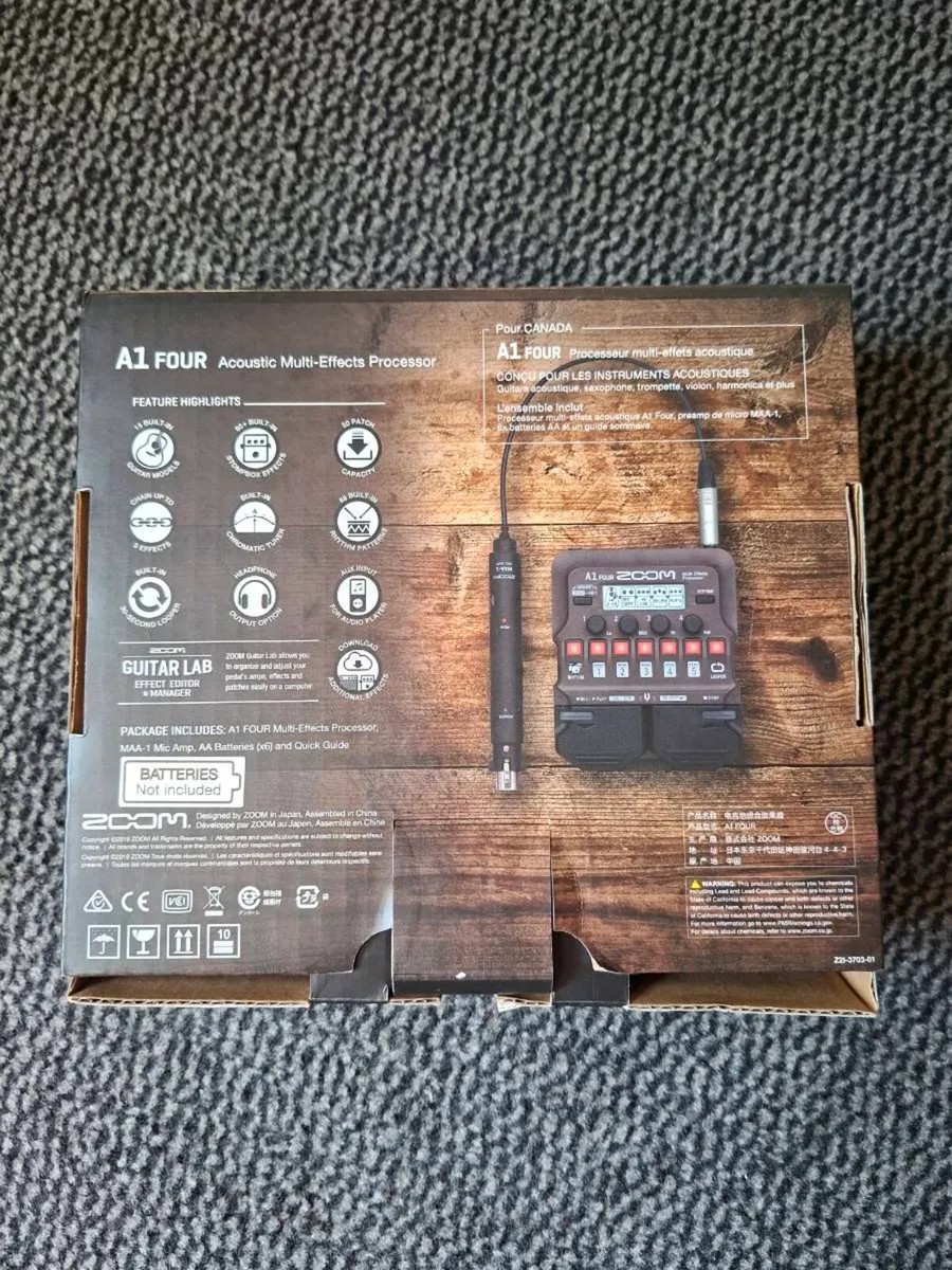 Zoom A1 Four Multi Effects Pedal - Image 3