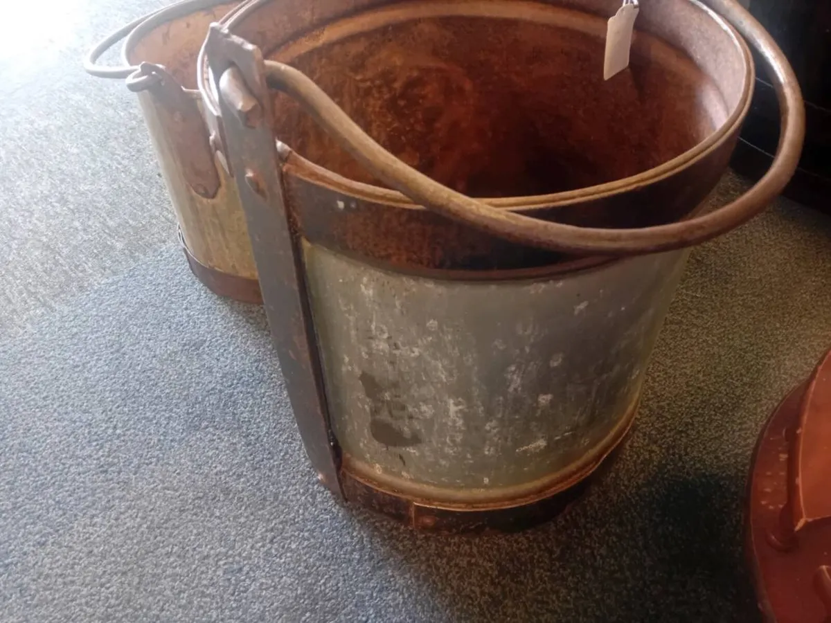Retro Iron And Zinc Graduated Buckets - Image 3