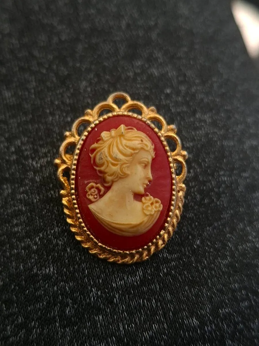 Vintage Cameo Brooch from the 1960’s - Image 3