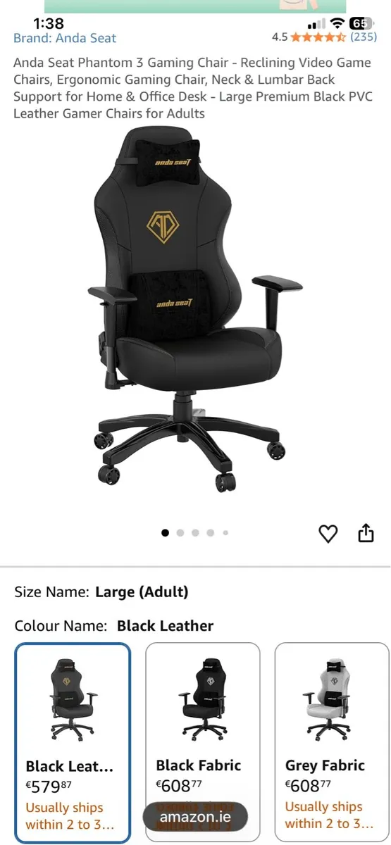 AndaSeat Phantom 3 (Brand New) - Image 2