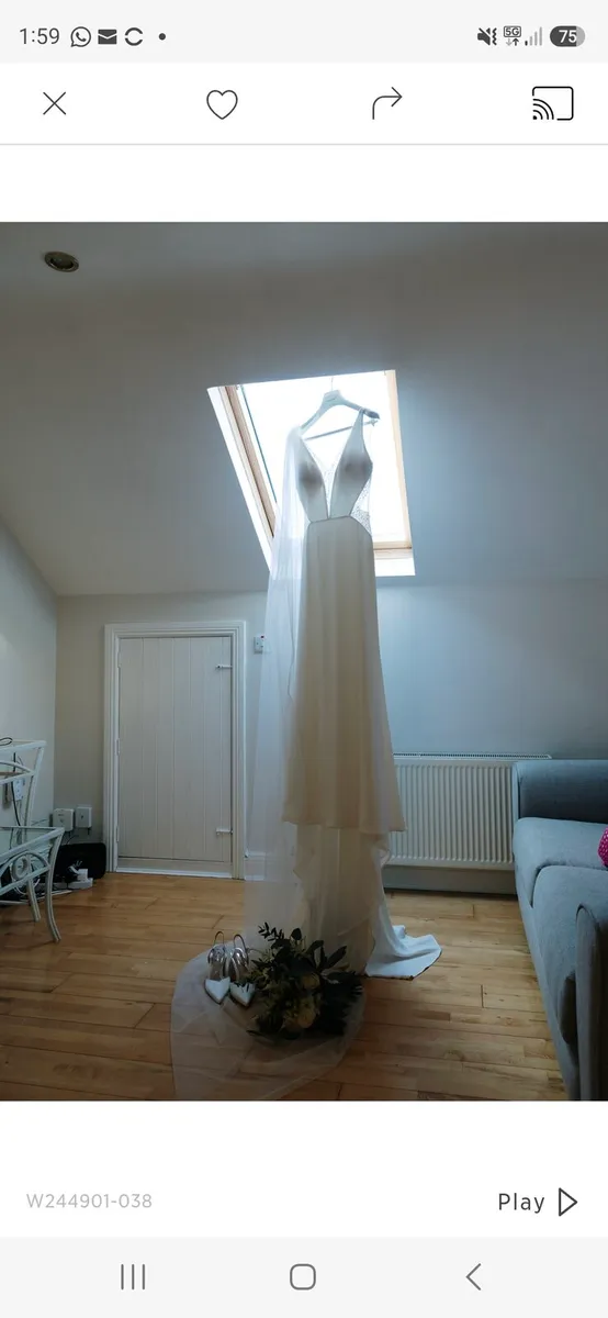 Pronovious "Seea"Wedding Dress - Image 3
