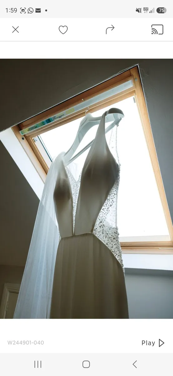 Pronovious "Seea"Wedding Dress - Image 4