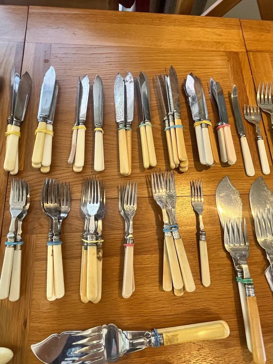 Antique Fish Cutlery Collection - Image 4