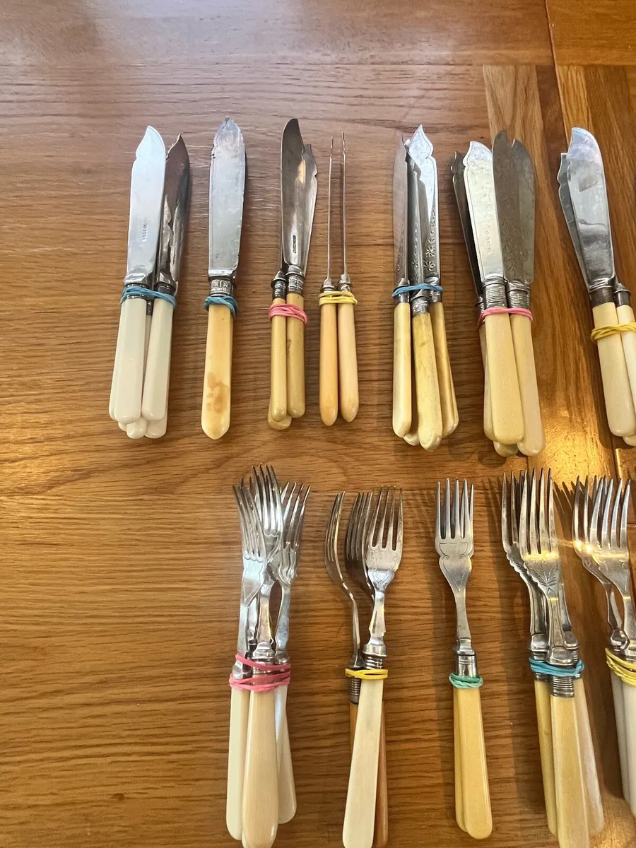 Antique Fish Cutlery Collection - Image 2