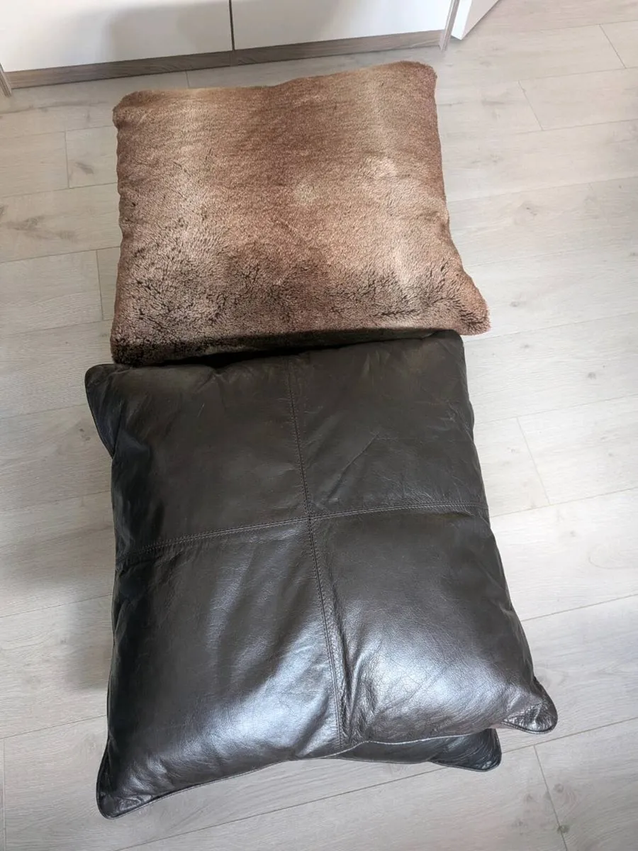 Leather cushions - Image 1