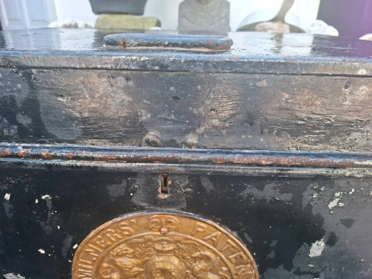 Rare Antique Milners Safe Co. Liverpool Chest Safe - Image 4
