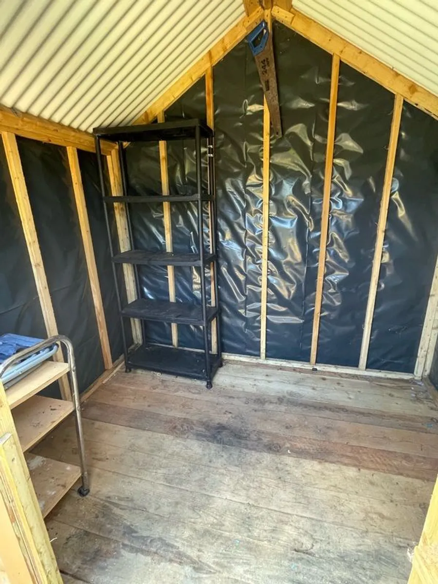 Manhood Sawmills Log Effect Shed 8x6ft Good Condition - Image 3