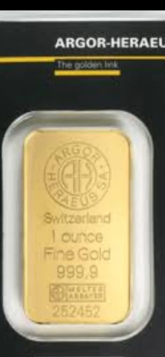 100g bar and Philharmonic coins - Image 1