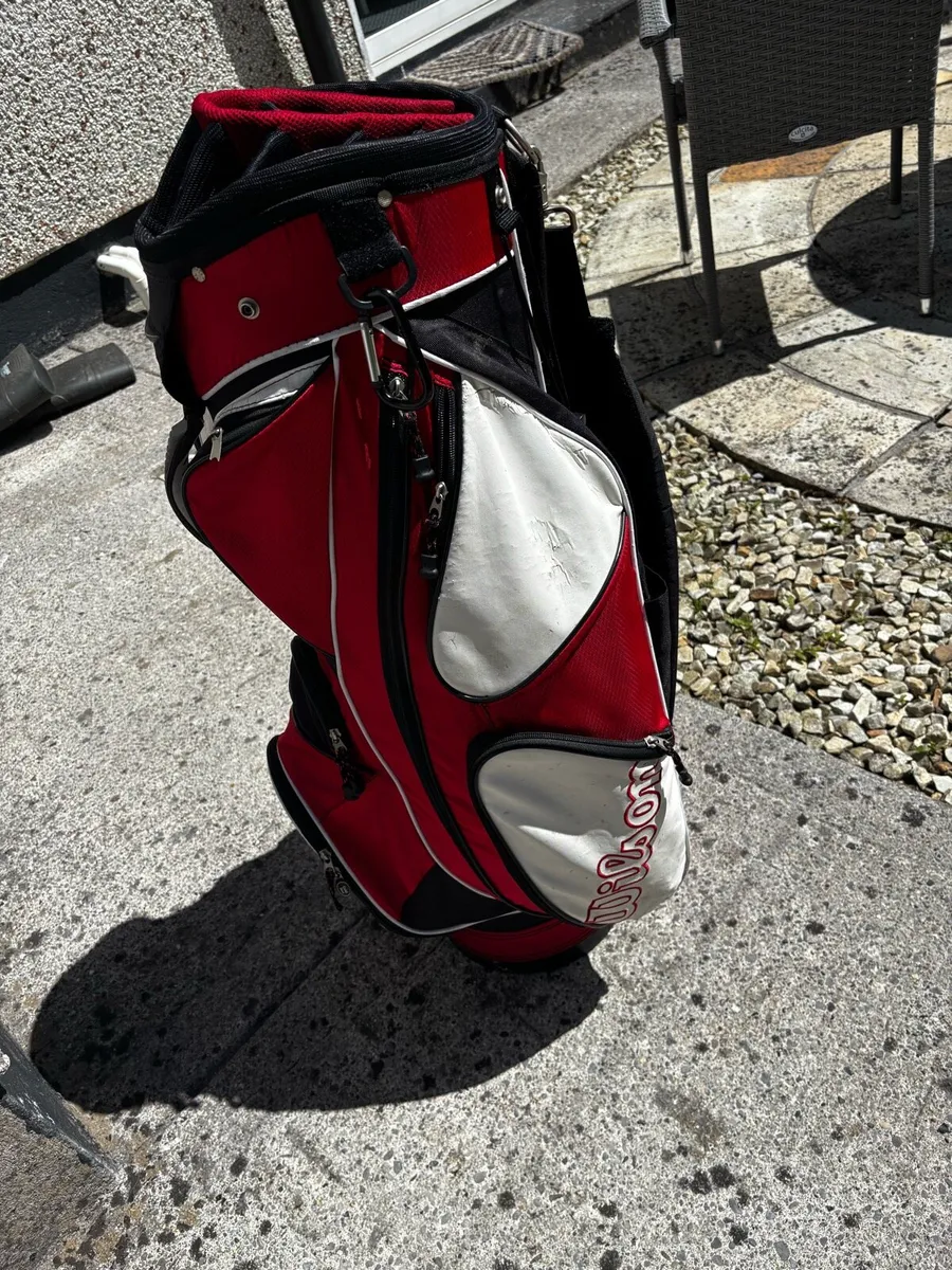 Wilson golf bag and trolley - Image 2