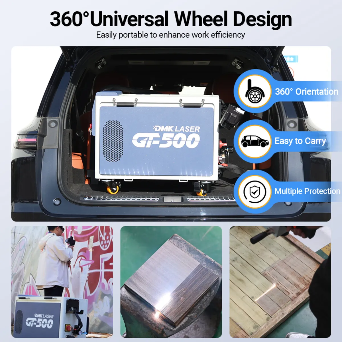 DMK GT-500 Laser Cleaner Machine (In Stock Today) - Image 2