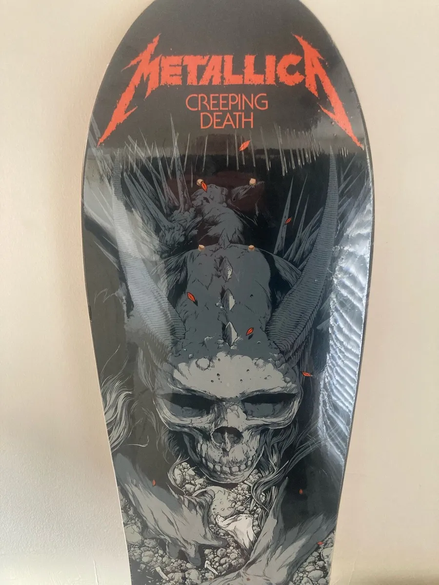 Metallica Skateboard Old School Shape - Image 1