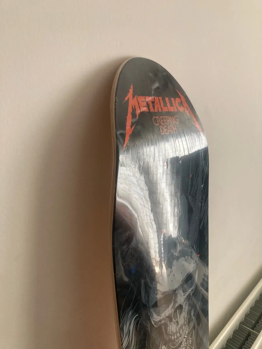 Metallica Skateboard Old School Shape - Image 2