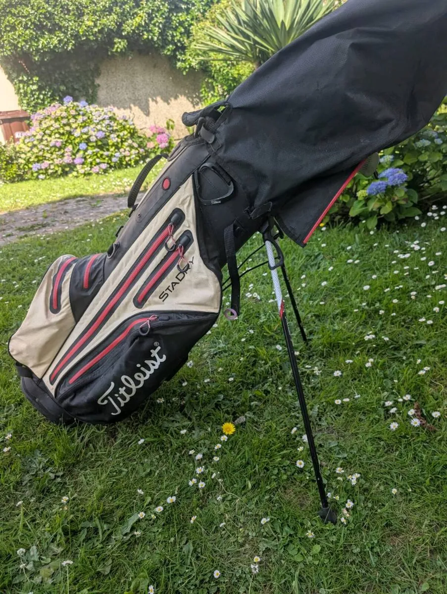 Wilson Golf clubs & titleist stand bag want gone - Image 1