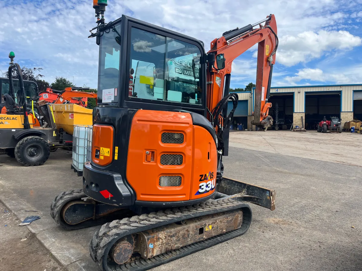 2023 Hitachi ZX33U Only 2250Hrs - MULLANS - Image 1