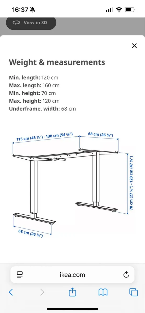 IKEA Sit/Stand Desks - Image 3