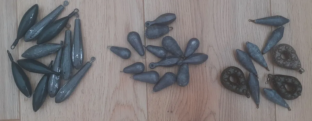Fishing sinkers various