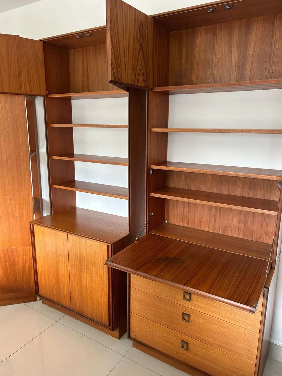 G Plan ladderax teak bays x 3 retro vintage - Image 2