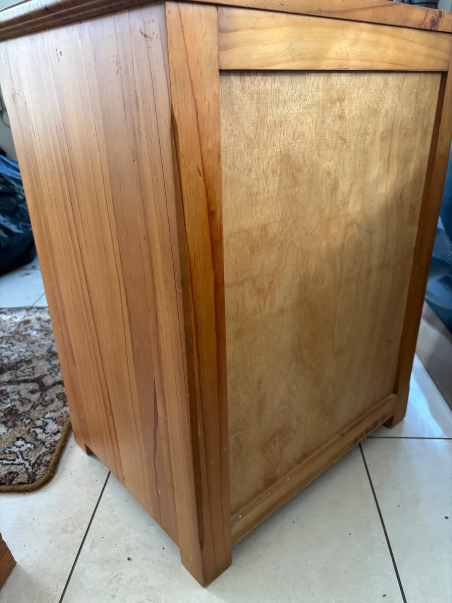 Rustic Solid Wood 3-Drawer Nightstands / Dressers - Image 2