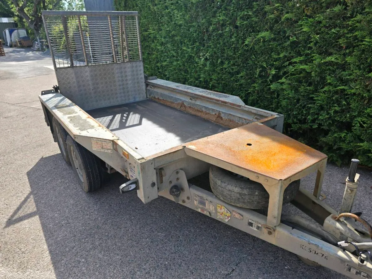 8x4ft ifor williams digger plant trailer 2.7ton - Image 3