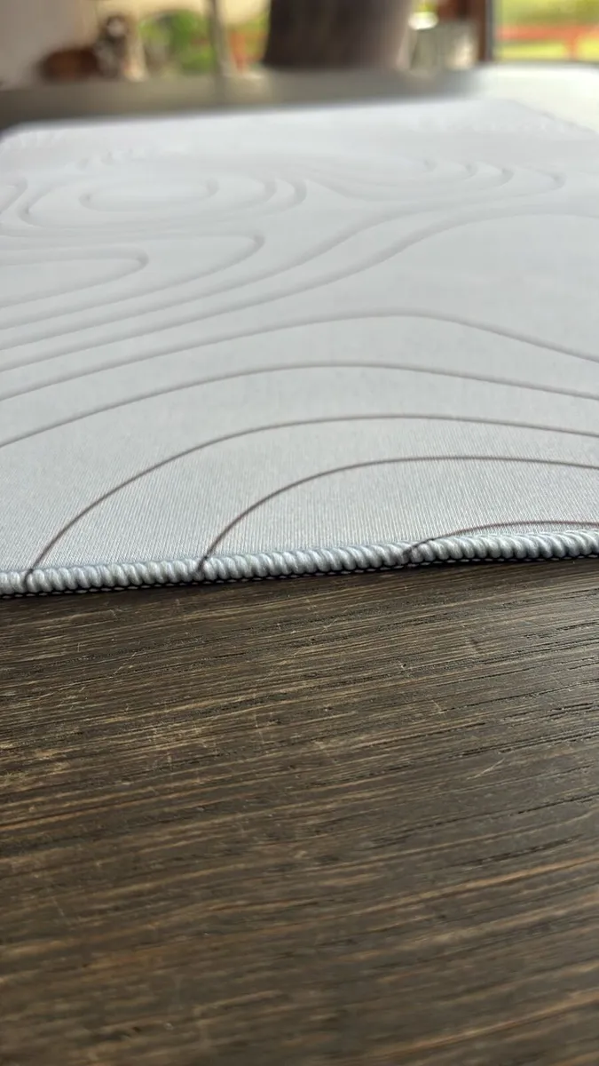Luxury Black + White Gaming Desk Mat - Image 2