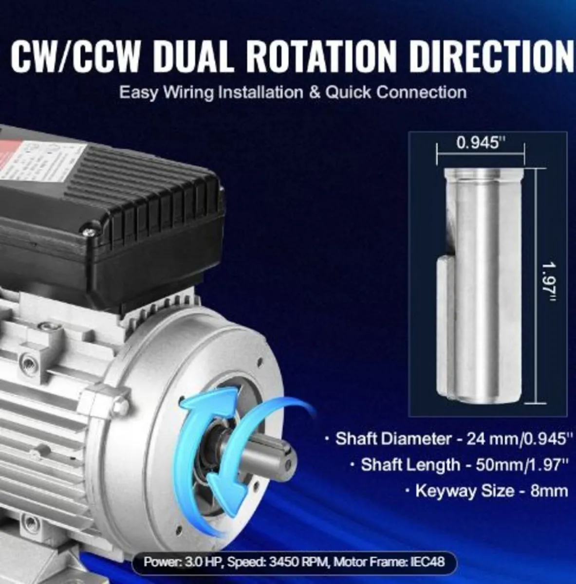 2.2KW Electric Motor 2800 rpm - Image 2