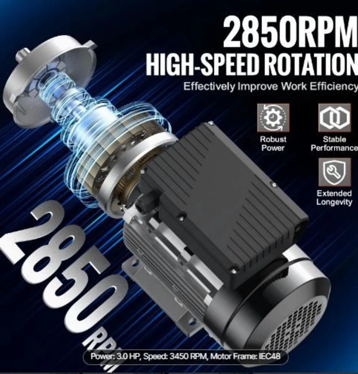 2.2KW Electric Motor 2800 rpm - Image 4