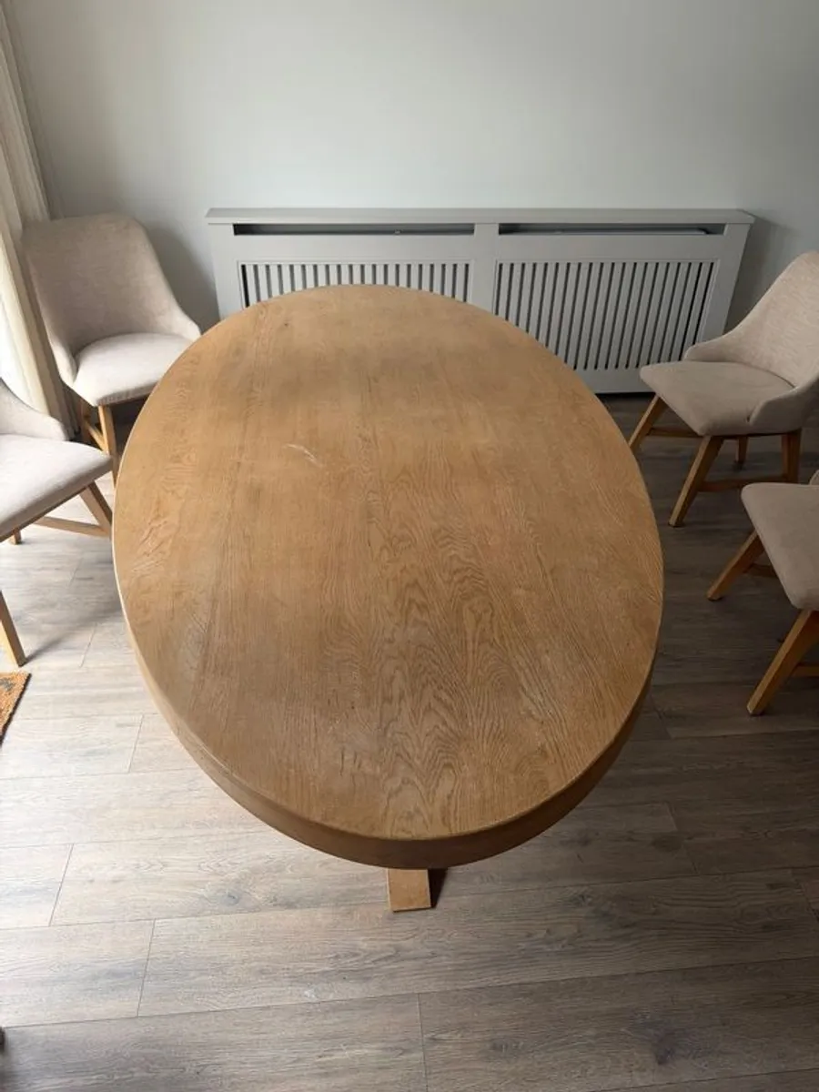 dining table and 6 chairs - Image 2