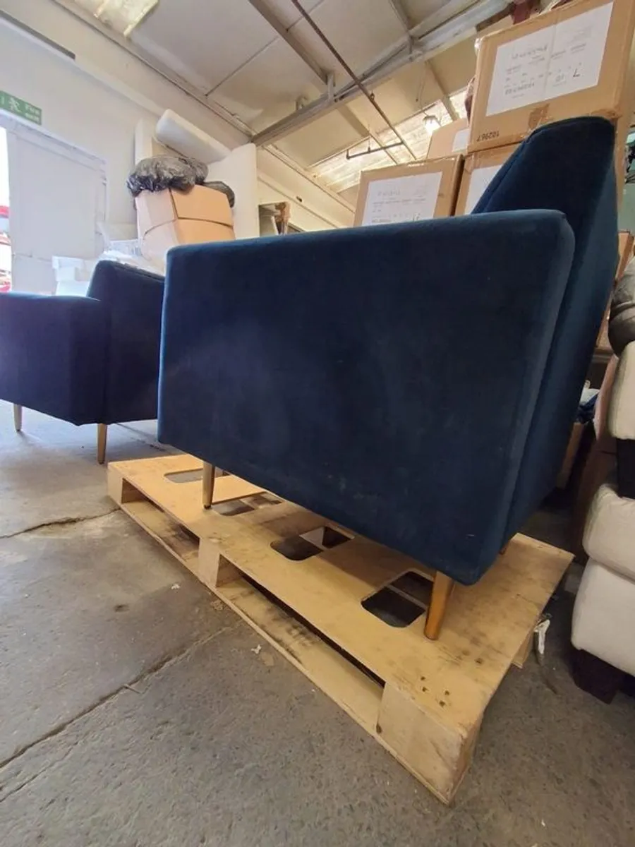 West Elm armchairs x 2 - Image 3